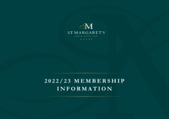 St. Margaret's Golf & Country Club - Membership Brochure