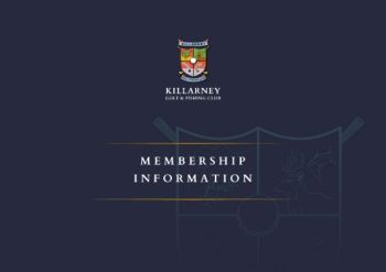 Killarney Golf Club - Membership Information Brochure