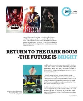 Cinelab, Return to the Darkroom, The Future is Bright_WIP