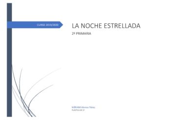 LA NOCHE ESTRELLADA