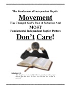 Changed God's Plan of Salvation Article Form