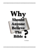 Why Believe The Bible EBOOK