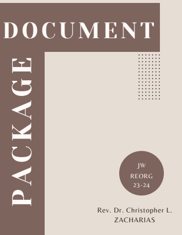 John Wesley Reorg Packet - 2023-2024