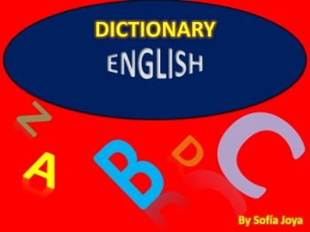 My Dictionary By Sofia Joya