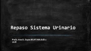 REPASO SISTEMA URINARIO SONO 260 2018