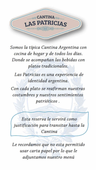 Cantina Las Patricias