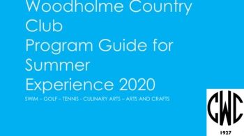 Woodholme Country Club  Program Guide for Summer  Day Camp 2020