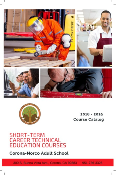 Adult Ed CTE  Course Catalog 2019