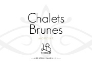 LB IMMOBILIER . CHALETS BRUNES