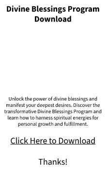 Divine Blessings Program PDF Download PLUS Audio FREE DOC? 