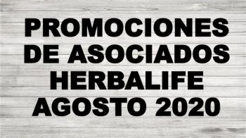 PROMOCIONES DE ASOCIADOS HERBALIFE ABRIL 2020