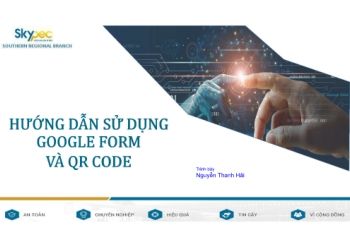 HƯỚNG DẪN SỬ DỤNG GOOGLE FORM