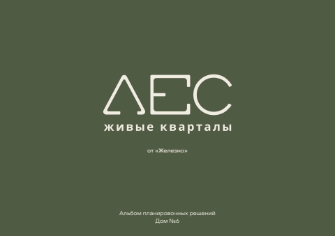ЛЕС | Альбом планировочных решений | Дом №6 | Железно Екатеринбург