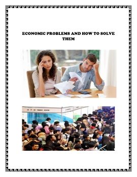 FLIP BOOK ECONOMIC PROBLEMS AND HOW TO SOLVE THEM BY SELA PUTRI AGUSTIANI