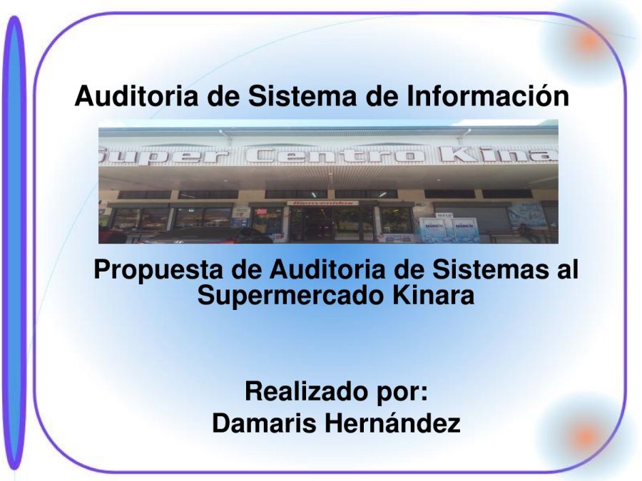 Auditoria de Sistema de Información