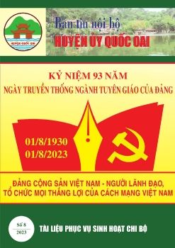 Trinh bay Ban tin huyen Quoc Oai so 8-2023