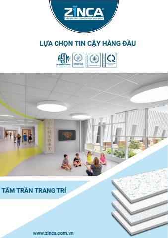 Cataloge Tấm trần thả ZINCA