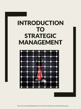 Introduction to strategic management