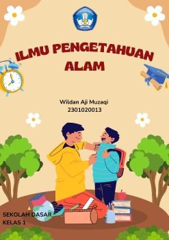 Krem Hijau Ilustrasi Kembali ke Sekolah Poster