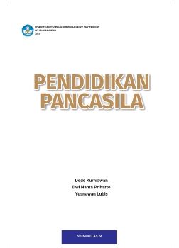 Buku Murid Pendidikan Pancasila  untuk SD_MI Kelas IV - Fase B