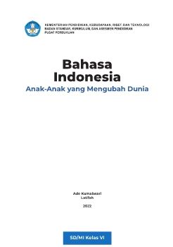 Buku Murid Bahasa Indonesia untuk SD_MI Kelas VI - Fase C 