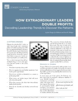ZenkerFolkman How Extraordinary Leaders Double Profits