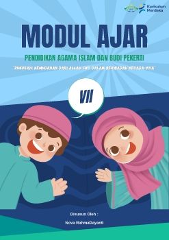 Biru Hijau Ceria Lucu Cover Modul Bahan Ajar Dokumen A4