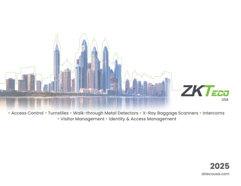 ZKTeco USA Product Portfolio 2024- 2025