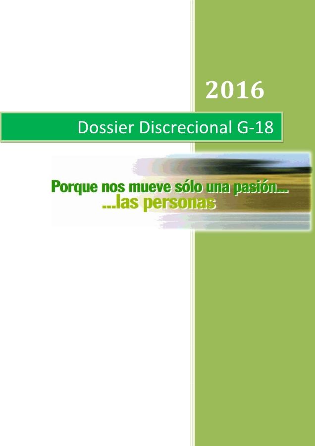 Dossier Discrecional G-18