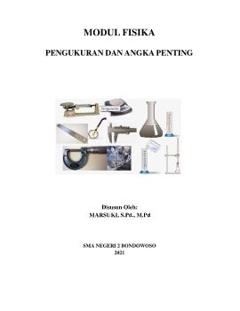 e modul Pengukuran dan Angka penting