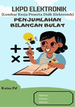 E-LKPD MENJUMLAHKAN BILANGAN BULAT KELAS IV
