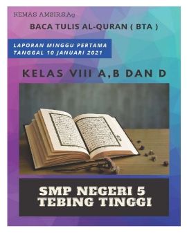LAPORAN BTA MINGGU 1