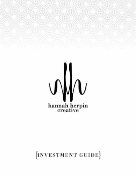Hannah Herpin Creative Wedding Info Booklet