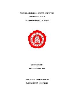 MODUL BAHASA JAWA ARIF