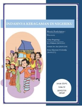 MODUL INDAHNYA KERAGAMAN DI NEGERIKU KELOMPOK 10