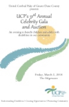 UCP's 2018 Celebrity Gala Sponsorship Brochure