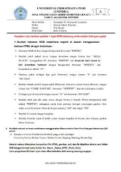 SOAL UAS