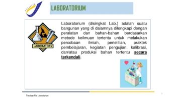 penyiapan laboratorium