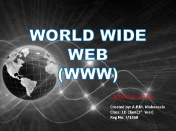 WORLD WIDE WEB (WWW)