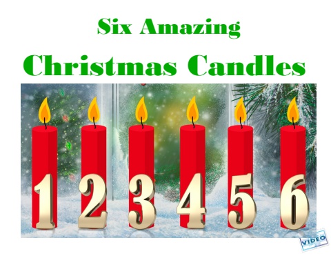 Six Amazing Christmas Candles V2 2024 - Lambsongs