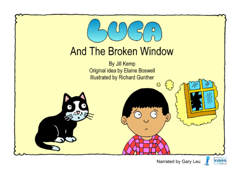 Luca and the Broken Window - Premium