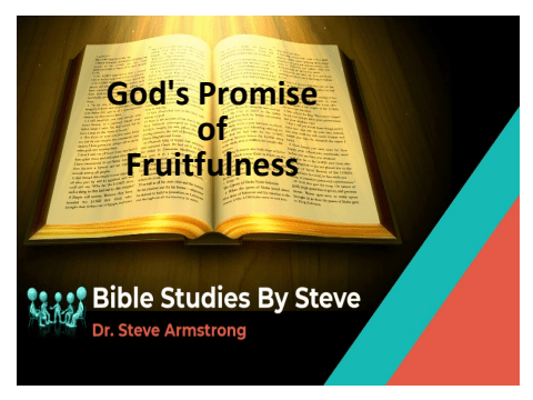 Gods Promise of Fruitfulness - Bible Studies by Steve