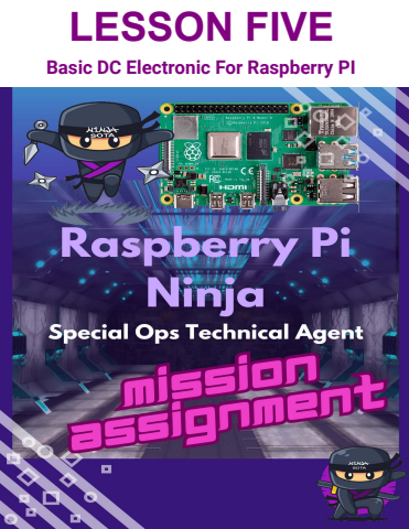 Lesson Five - Basic DC Electronics for Raspberry Pi - Ninja