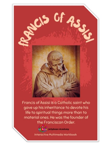 Francis of Assisi - Interactive Multimedia Workbook