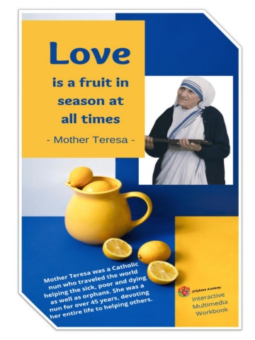 Mother Teresa - Interactive Multimedia Workbook