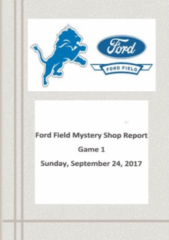 Mystery Shop Game 1 - Sun. Sept. 24, 2017