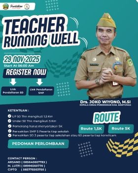 Teal and White Illustrative Weekend Fun Run Instagram Post