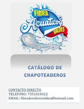 CATÁLOGO VIRTUAL DE CHAPOTEADEROS