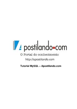 Tutorial MySQL - Apostilando.com