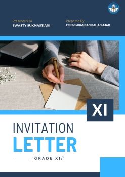 English Book-Invitation Letter grade 11